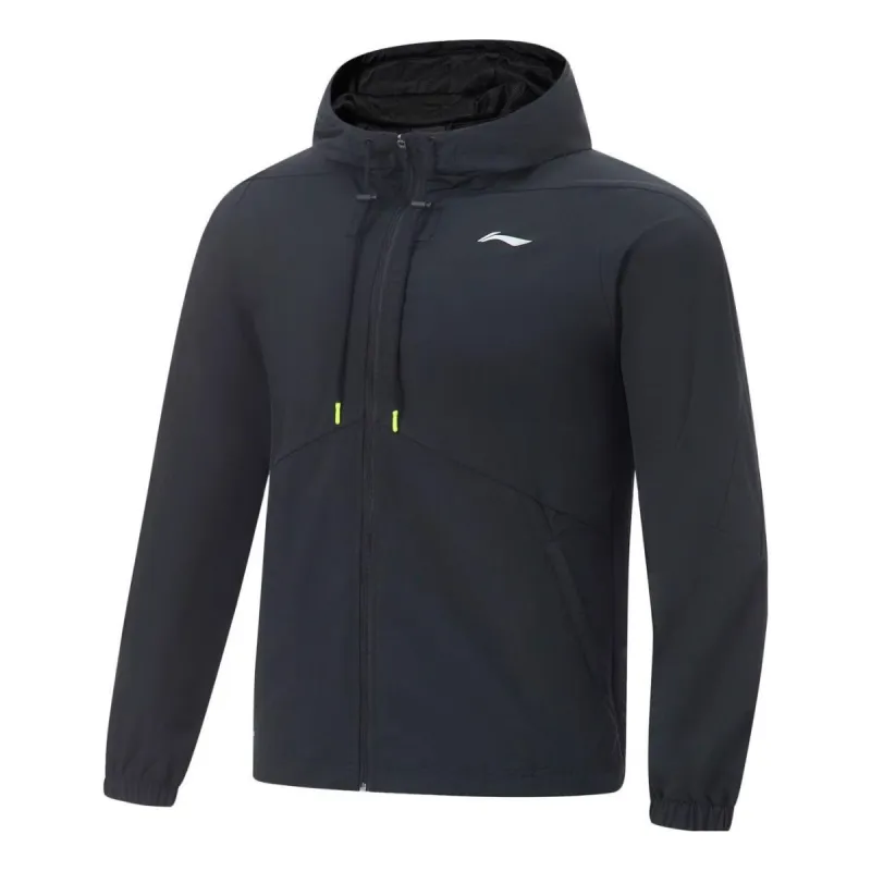 Li-Ning Autumn New Fitness Series Jacket 'Black' AFDT411-1 sold by KicksCrew