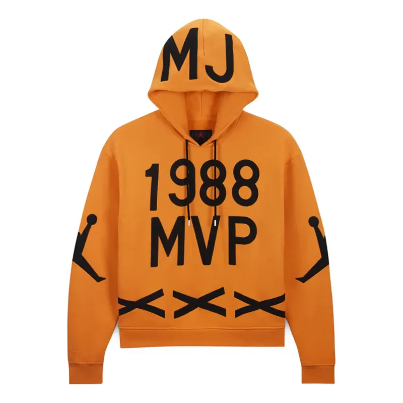 Air Jordan x Nina Chanel Abney Fleece Hoodie 'Alpha Orange' FZ7514-806 sold by KicksCrew
