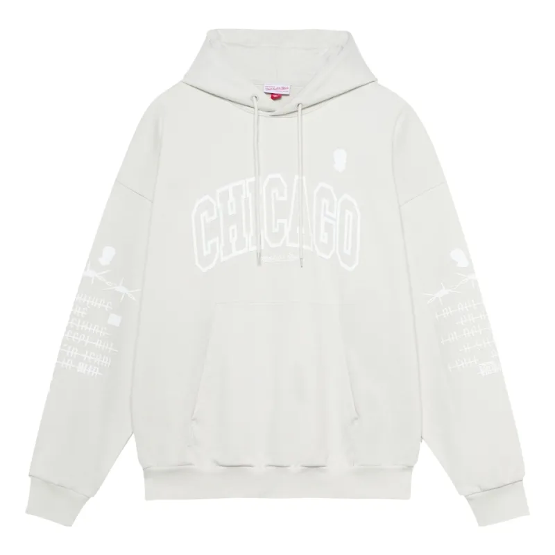 Mitchell & Ness x NBA Chicago Bulls Hoodie 'Grey' MNJYFWF22007-GRAY sold by KicksCrew