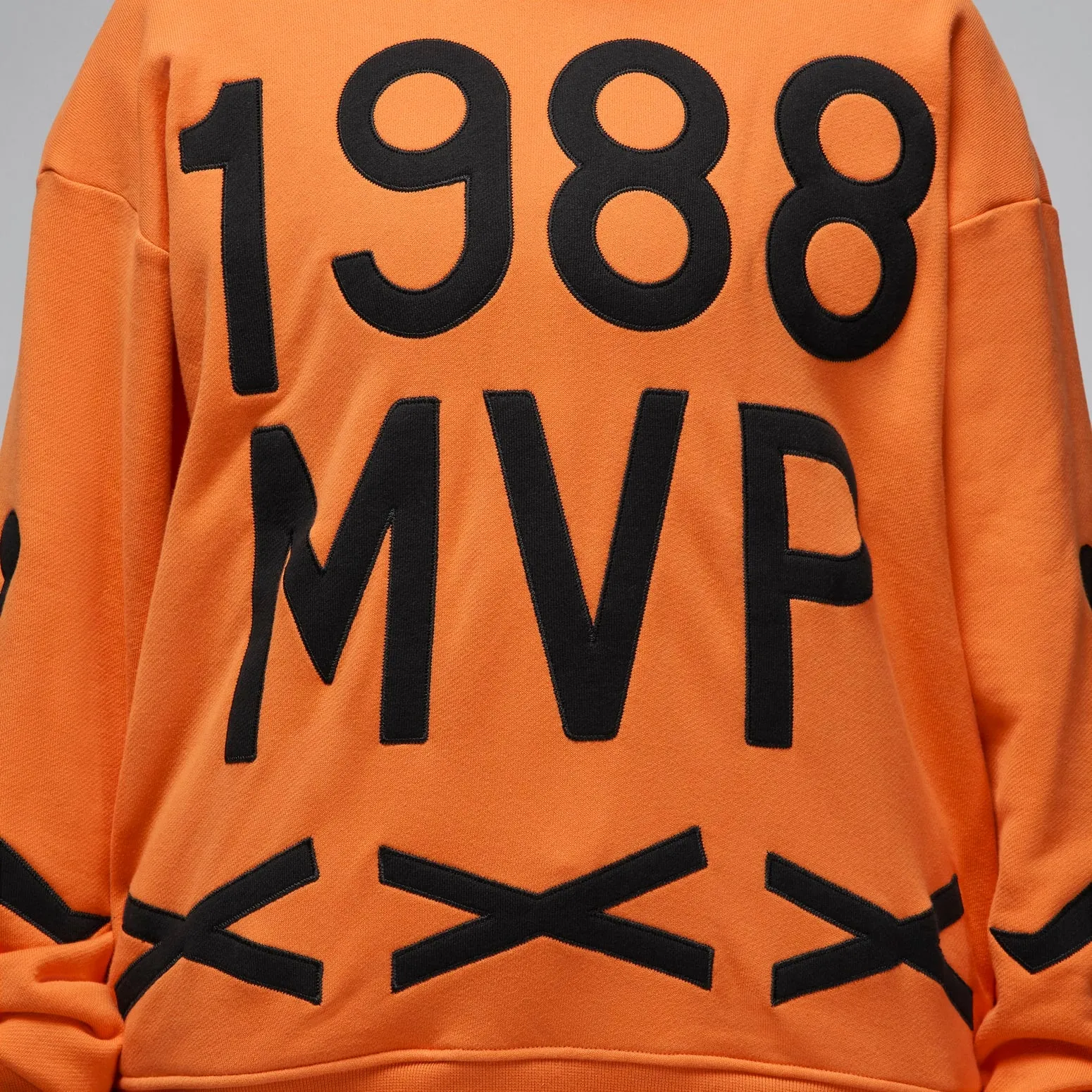 Air Jordan x Nina Chanel Abney Fleece Hoodie 'Alpha Orange' FZ7514-806 sold by KicksCrew product image thumbnail 3