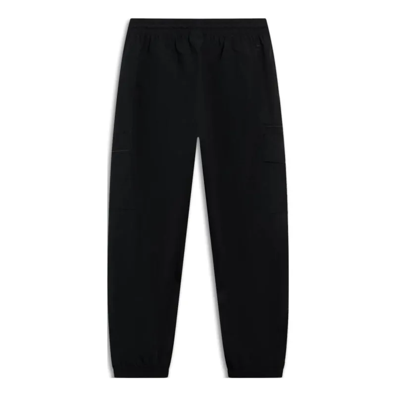 Li-Ning Lifestyle Fashion Cargo Pants 'Balck' AYKT131-5 sold by KicksCrew