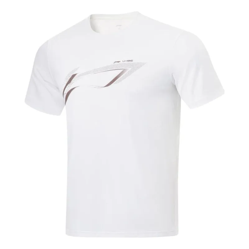 Li-Ning Fitness Series Sports T-shirt 'White' ATST573-2 sold by KicksCrew