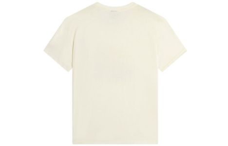 New Balance Logo Print Tee 'White Orange' AMT22365-IV sold by KicksCrew