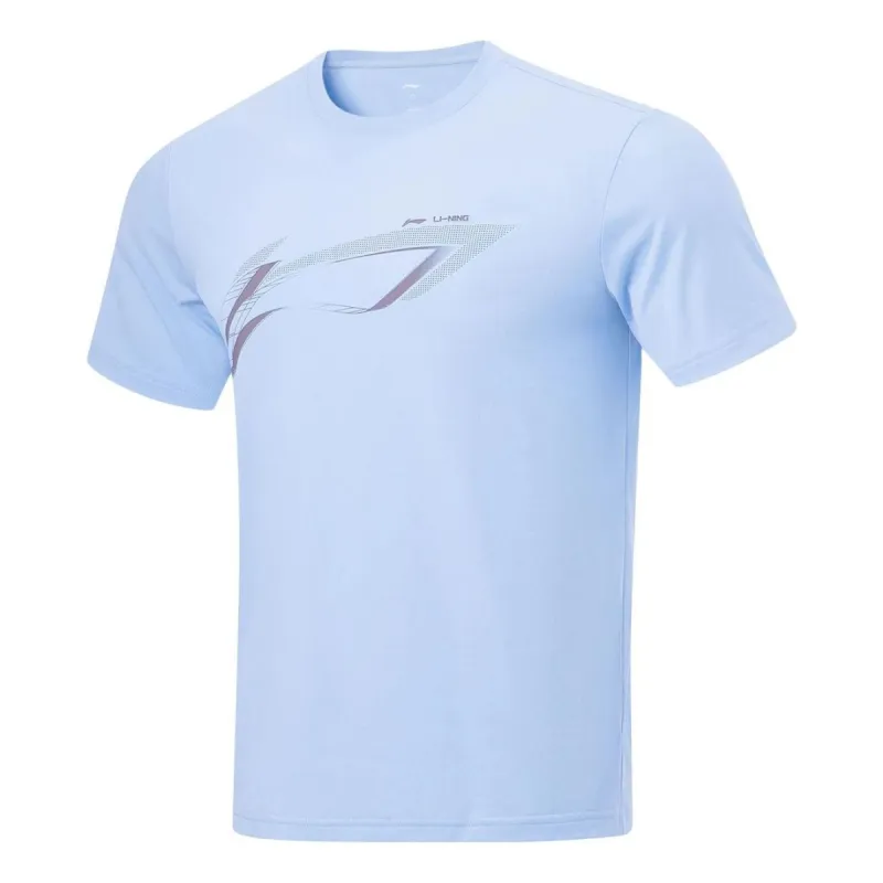 Li-Ning Fitness Series Sports T-shirt 'Blue' ATST573-5 sold by KicksCrew