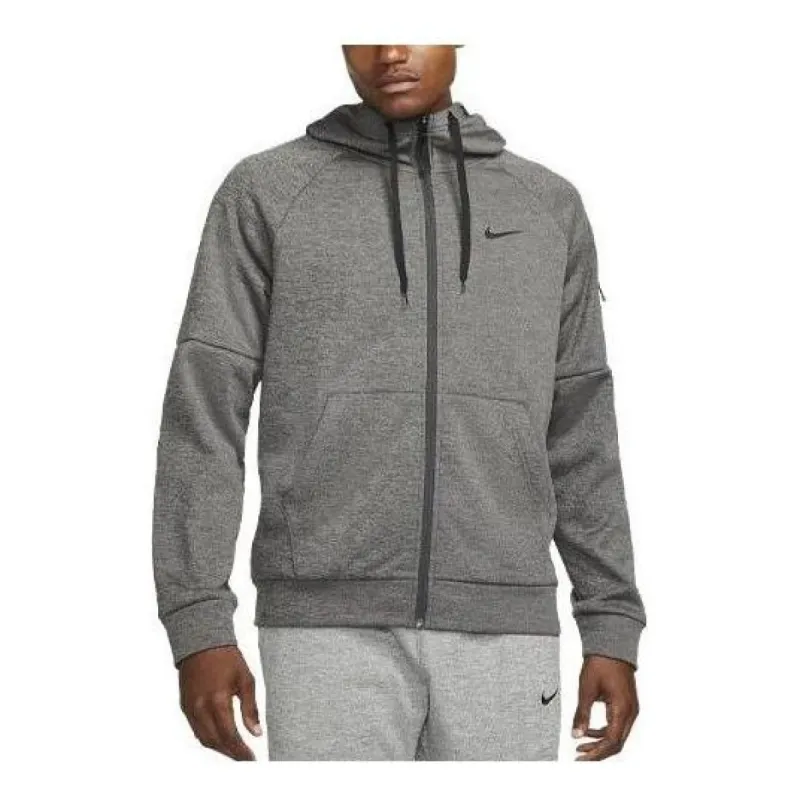 Nike Therma-FIT Full-Zip Fitness Jacket 'Grey' DQ4830-071 sold by KicksCrew