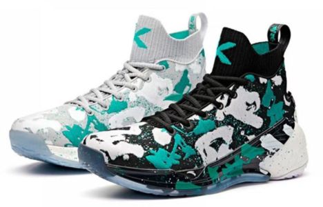 ANTA KT4 Klay Thompson 'Camouflage Teal White' 11841101-16 sold by KicksCrew