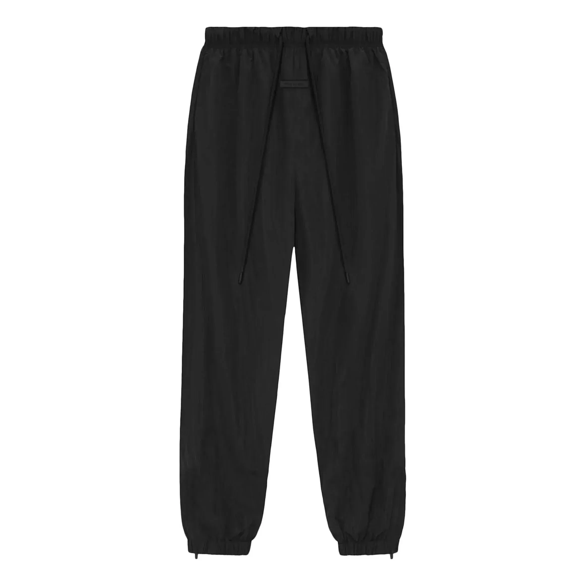 Fear of God Essentials Crinkle Nylon Track Pants 'Jet Black' 130SP244244F sold by KicksCrew