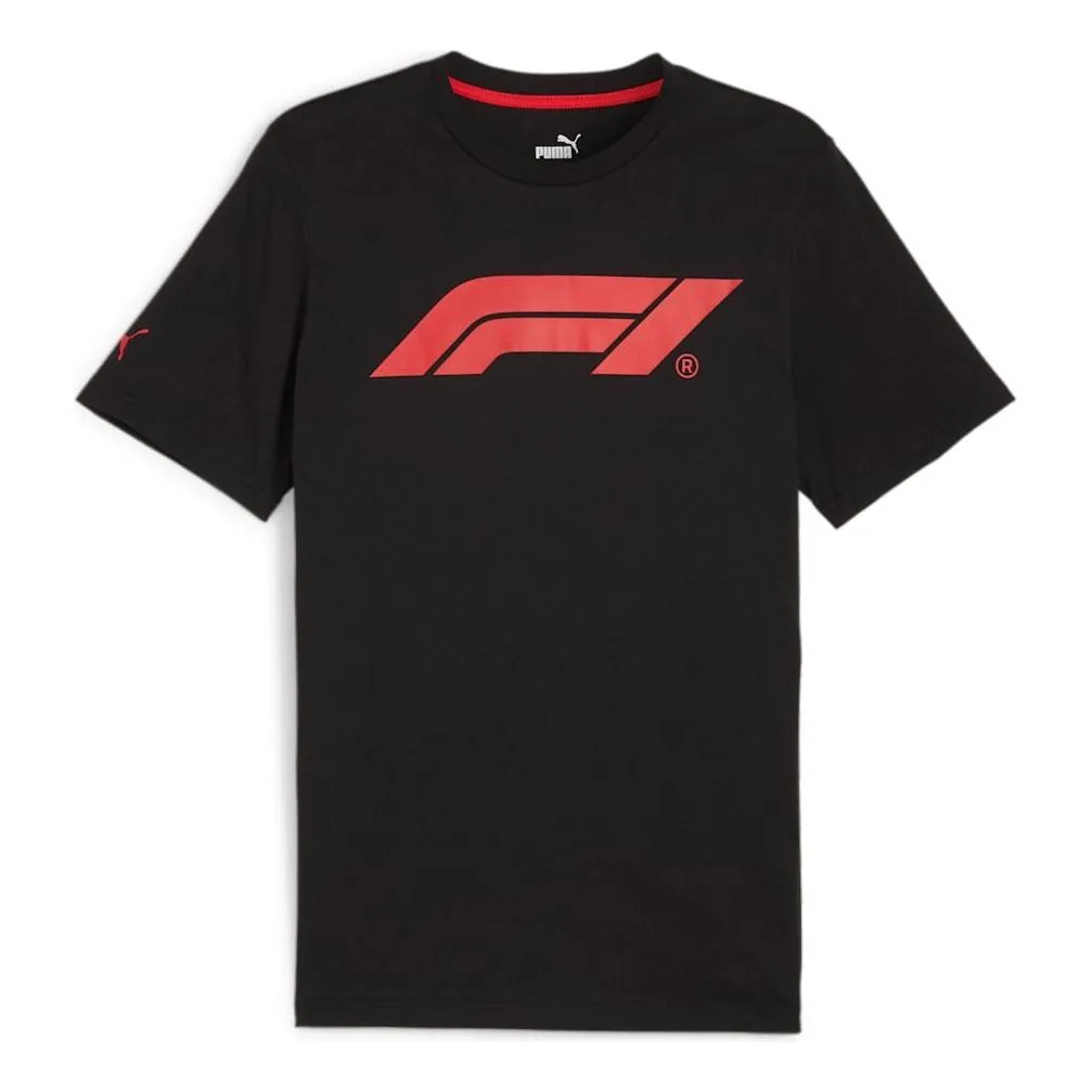 PUMA x F1 Essential Logo Motorsport T-shirt 'Black' 625851