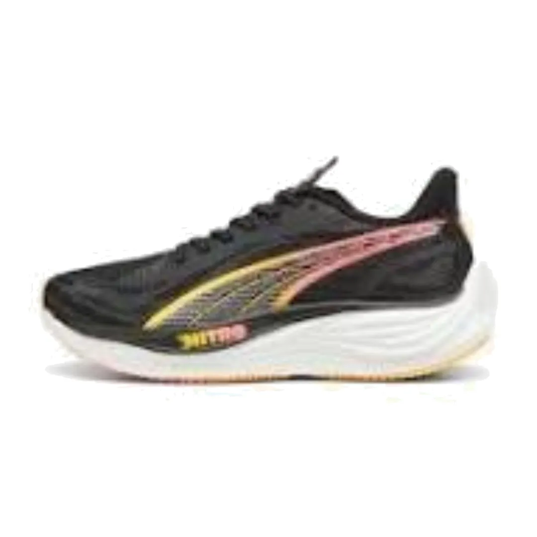 (WMNS) PUMA Velocity NITRO 3 'Black Yellow White' 309702-01 sold by KicksCrew