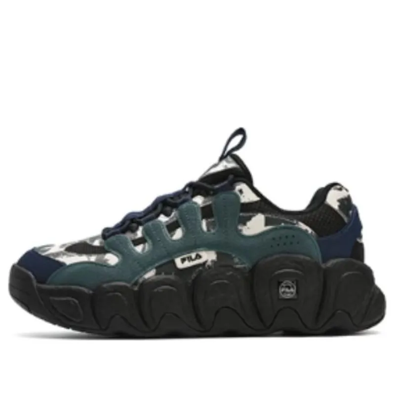 FILA x CROISSANT ETUDES Chunky 'Green Black' F12M342113FBU sold by KicksCrew