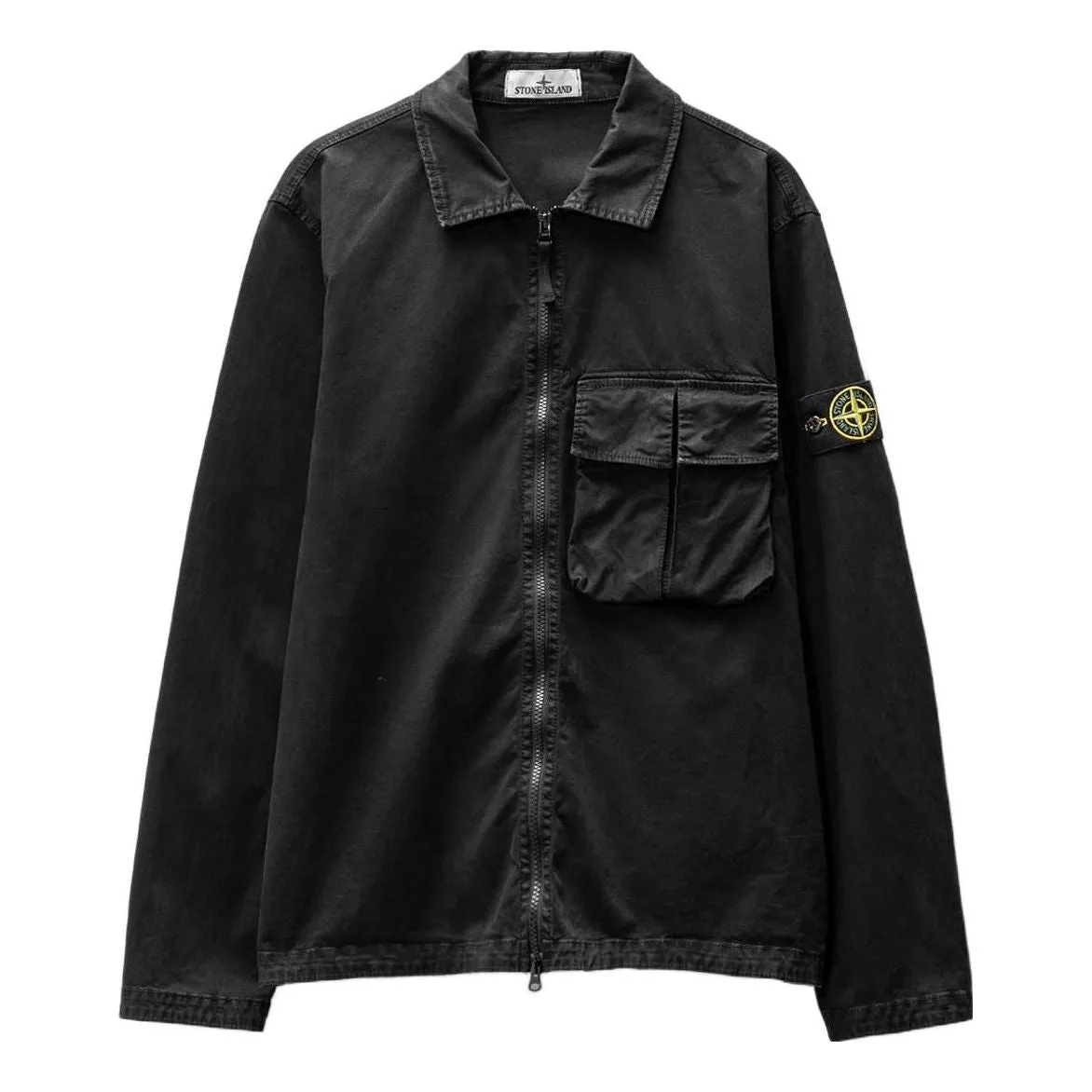 STONE ISLAND Overshirt 'Black' 781510304-V0129 sold by KicksCrew