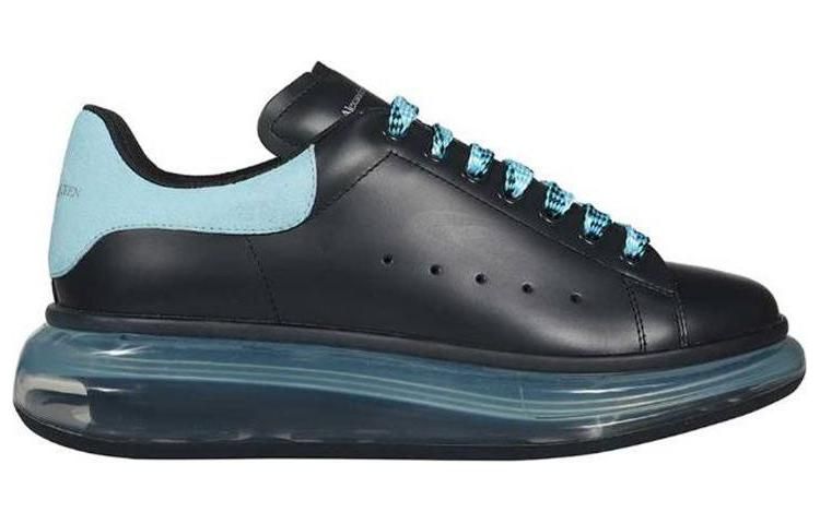 (WMNS) Alexander McQueen Oversized Sneakers 'Black Light Blue' 666893WHXMA1136 sold by KicksCrew product image thumbnail 2