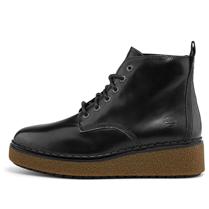 (WMNS) Timberland Bluebell Lane Lace Up Bootie Fashion Closed Toe Boot Boot 'Black' A21DA sold by KicksCrew