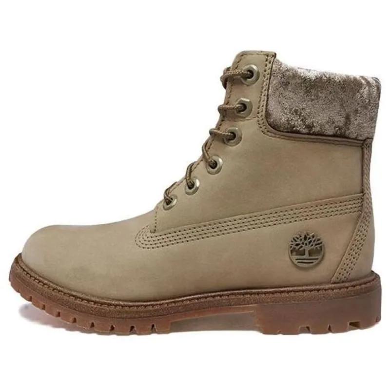 (WMNS) Timberland 6 Inch Premium Waterproof Boot 'Beige Nubuck Velvet' A21XE sold by KicksCrew