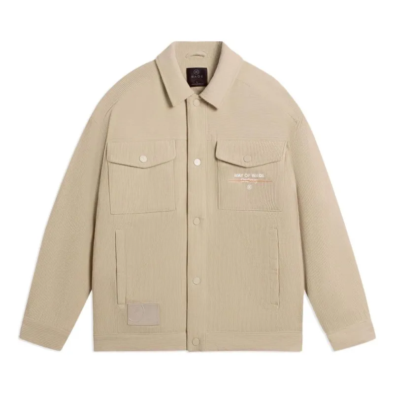 Li-Ning Way Of Wade Logo Corduroy Jacket 'Khaki' AJMS065-3 sold by KicksCrew