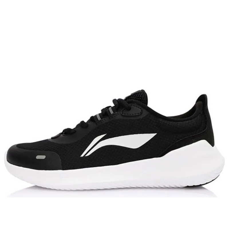 (WMNS) Li-Ning Running Shoes 'Black White' AGLS134-1 sold by KicksCrew