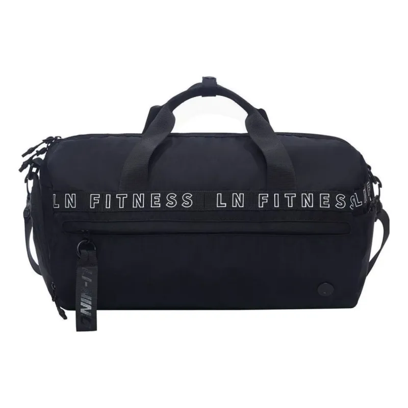 Li-Ning Logo Duffle Bag 'Black' ABLS169-1 sold by KicksCrew
