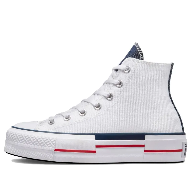 (WMNS) Converse Chuck Taylor All Star Lift Platform Retro Denim 'White' A03961C sold by KicksCrew