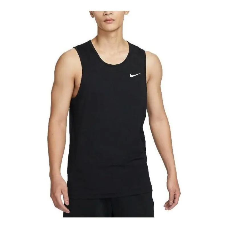 Nike Dri-FIT Hyverse Short-Sleeve Fitness Tank 'Black' DV9842-010 sold by KicksCrew