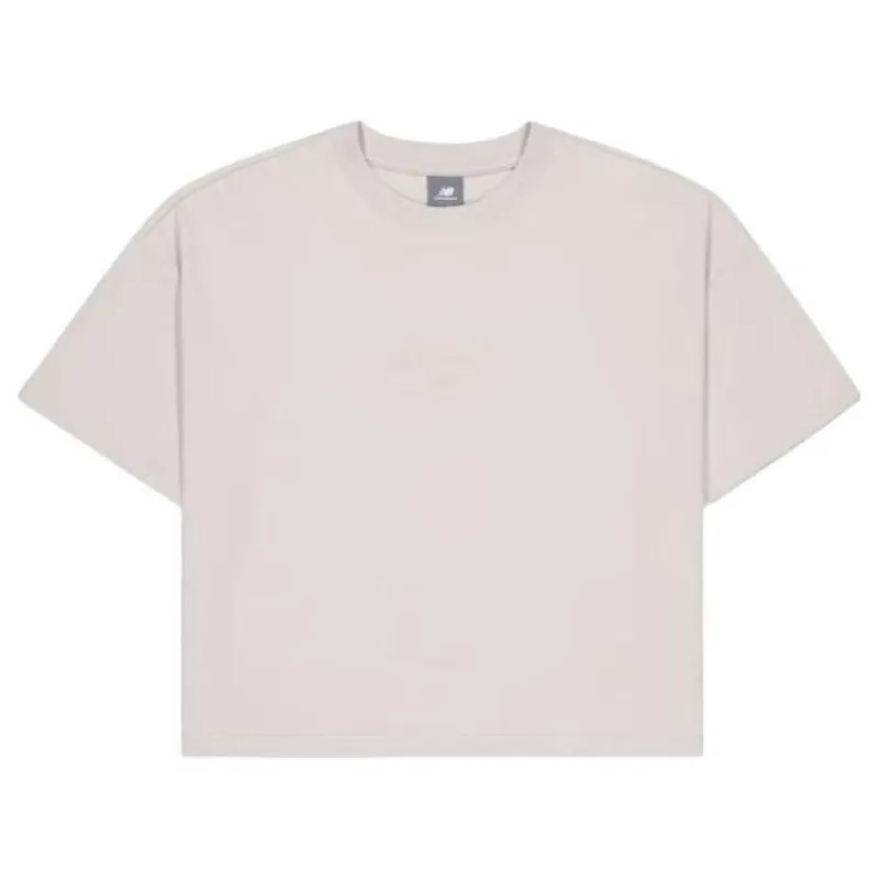 (WMNS) New Balance Cotton T-Shirt 'Light Purple' AWT31573-MNK sold by KicksCrew