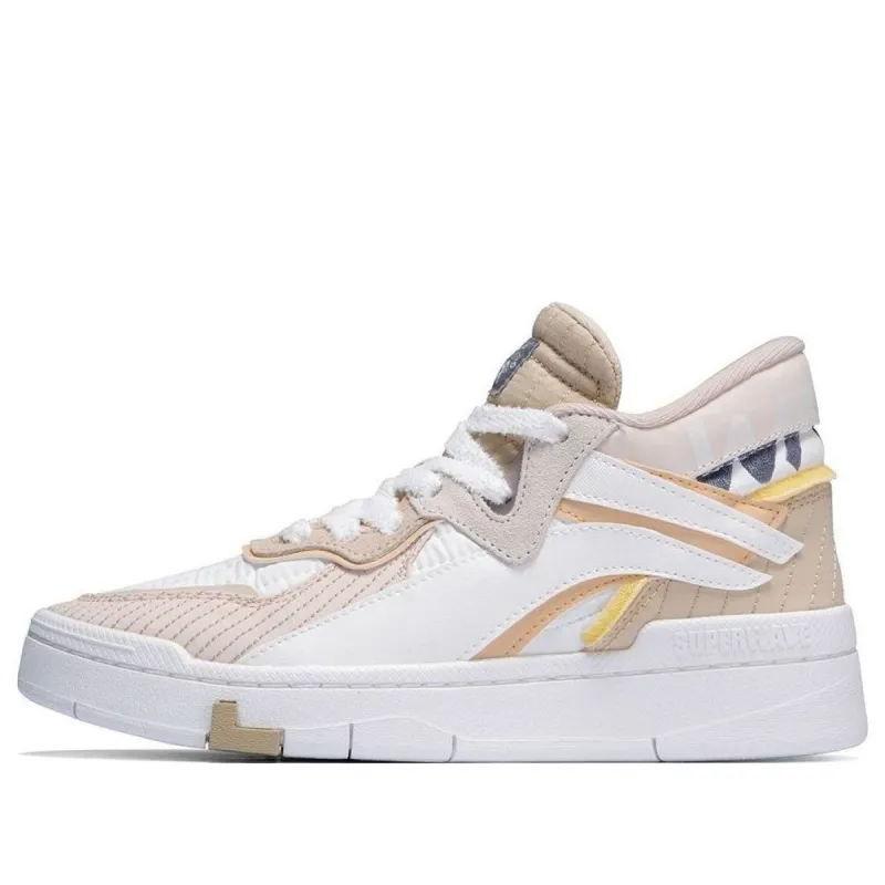 (WMNS) Li-Ning Superwave Mid PRM 'White Taupe Pink' AGCS152-1 sold by KicksCrew