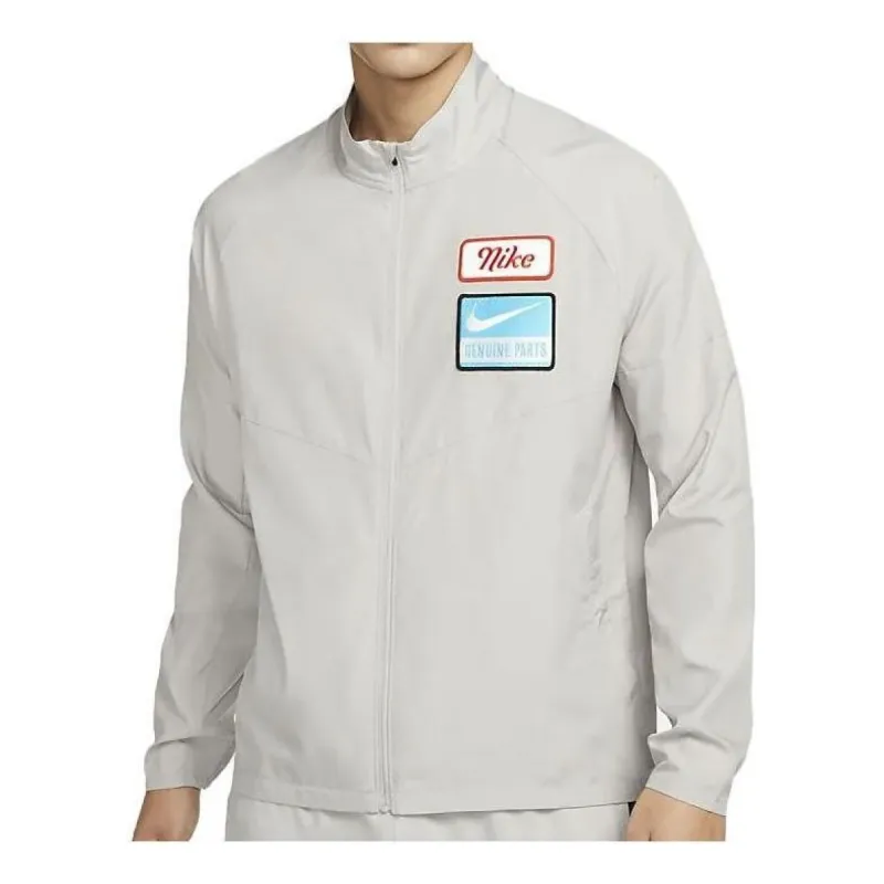 Nike Dri-FIT Miler Running Jacket 'Grey' DV9820-012 sold by KicksCrew