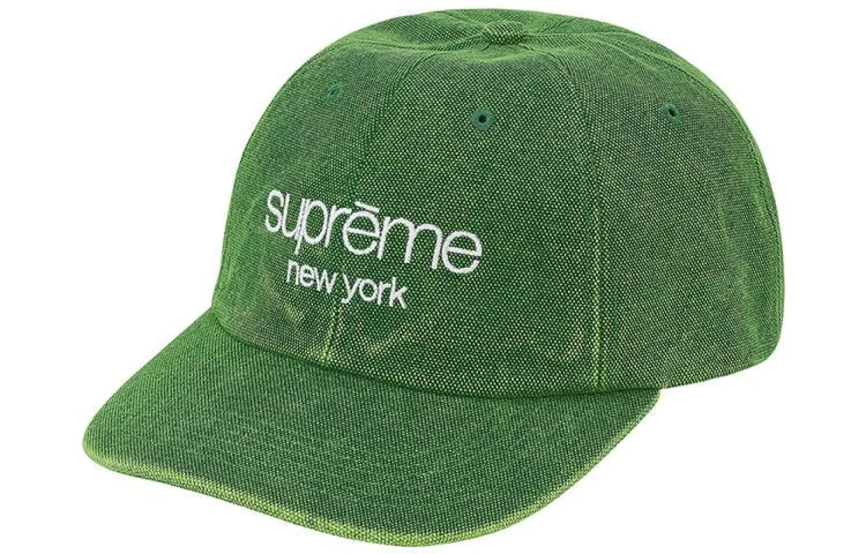 Supreme 2-Tone Canvas 6-Panel 'Green White' SUP-FW20-286 sold by KicksCrew