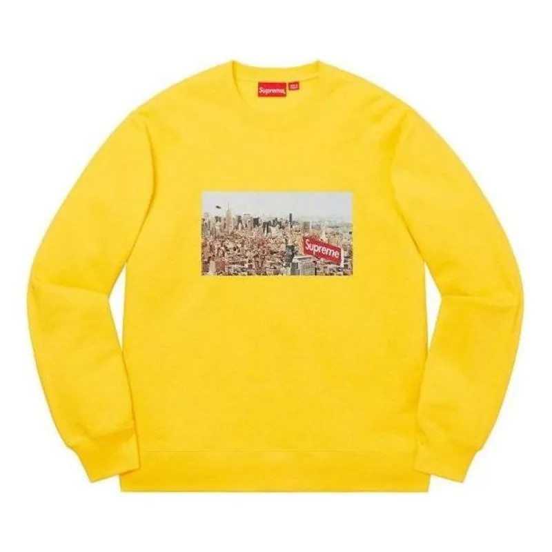 Supreme Aerial Crewneck 'Yellow Multi-Color' SUP-FW20-274 sold by KicksCrew