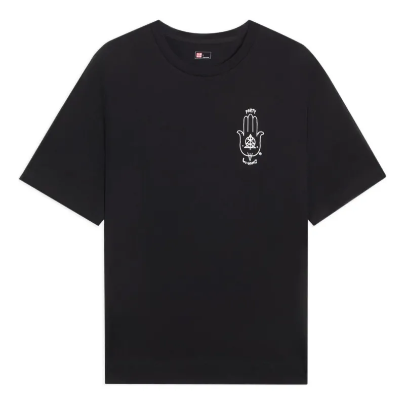 Li-Ning Endless Summer Festival Graphic T-shirt 'Black' AHSSB09-3 sold by KicksCrew