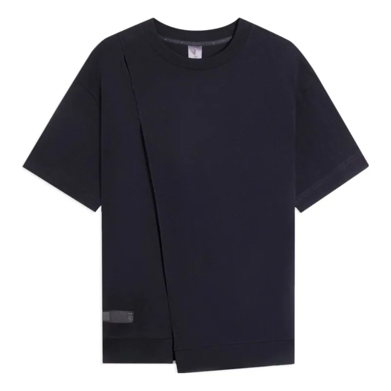 Li-Ning x Jackie Chan Kung Fu Loose Fit T-shirt 'Black' AHSSA87-1 sold by KicksCrew