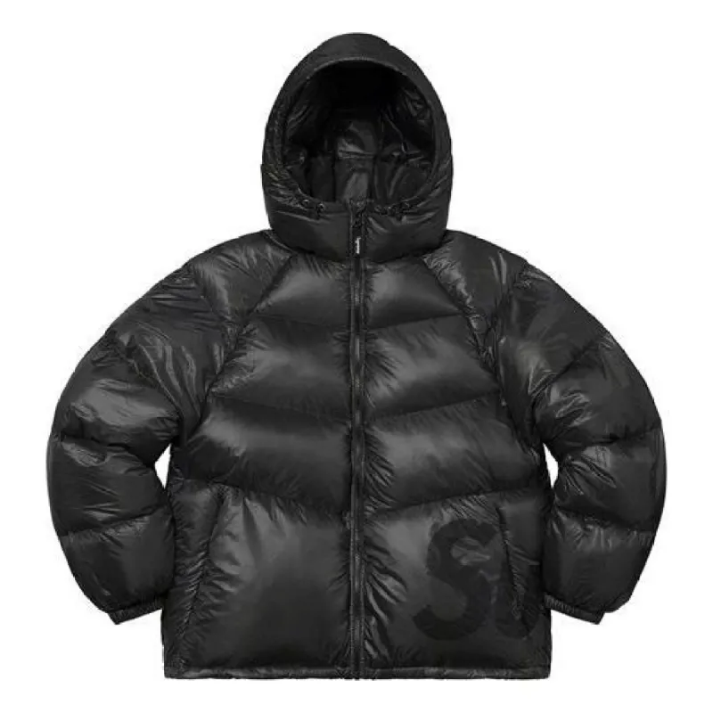 Supreme Hooded Down Jacket 'Black' SUP-FW20-258 sold by KicksCrew