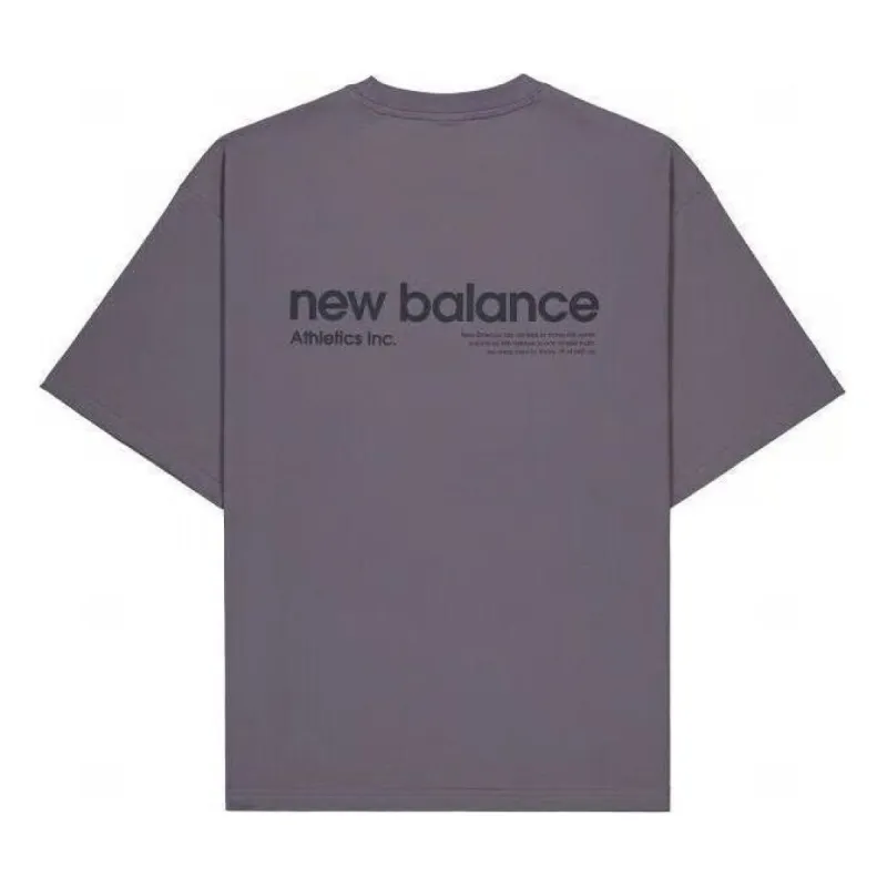 New Balance Athletics Small NB Logo T-Shirt 'Purple' AMT42335-CAS sold by KicksCrew