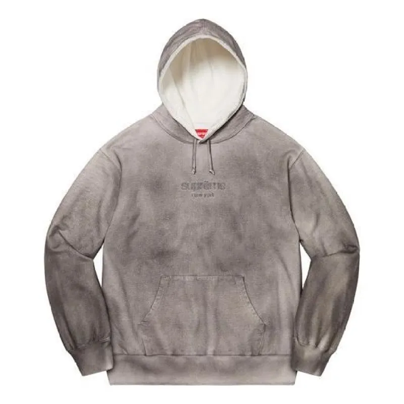 Supreme Spray Hooded Sweatshirt 'Grey' SUP-FW20-246 sold by KicksCrew