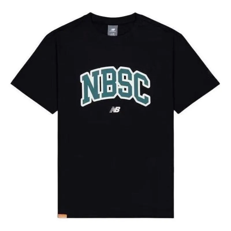 New Balance Big NBSC Graphic T-Shirt 'Black Blue' AMT42322-BK sold by KicksCrew