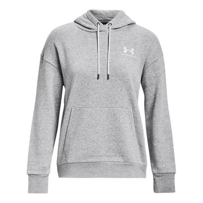 (WMNS) Under Armour Essential Fleece Hoodie 'Grey' 1373033-011 sold by KicksCrew