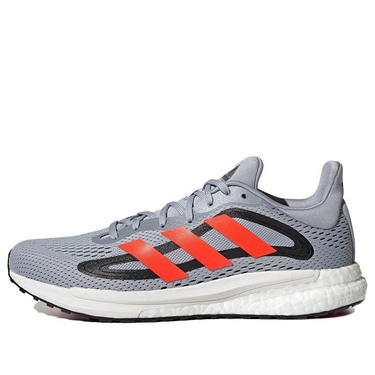 adidas SolarGlide 4 'Halo Silver Solar Red' FY4107 sold by KicksCrew