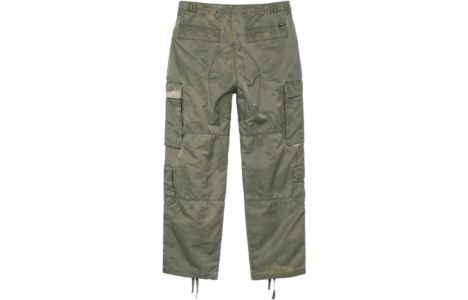 Stussy Dyed Nylon Surplus Cargo Pant 'Olive' 116524 sold by KicksCrew