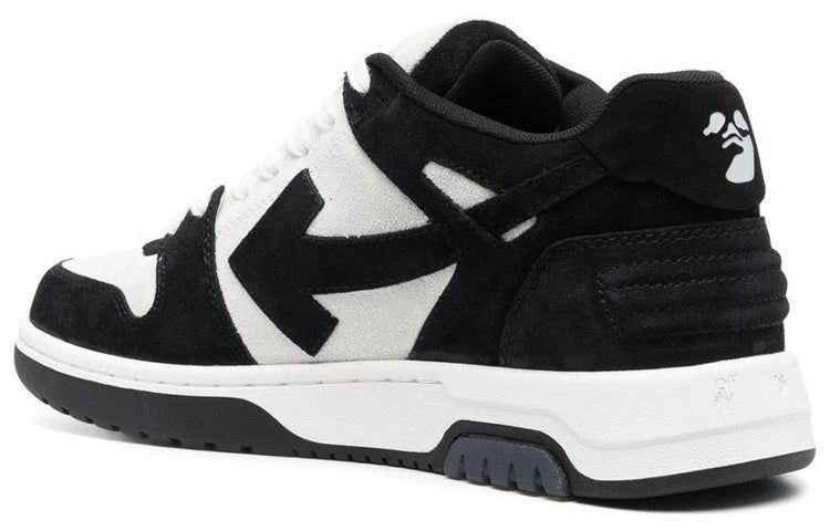 Off-White Out Of Office Low-Top Sneakers 'Black White' OMIA189F22LEA0020110 sold by KicksCrew product image thumbnail 3