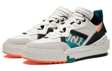Li-Ning 001 Unblock 'White Green Orange' AGCQ199-51 sold by KicksCrew