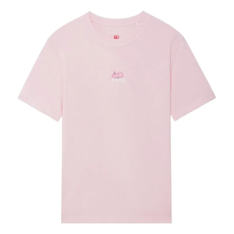 Li-Ning Cherry Blossom Graphic T-shirt 'Pink' AHSS911-2 sold by KicksCrew