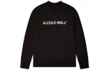 A-COLD-WALL* Essential Logo Sweatshirt 'Black' ACWMW082-BLACK sold by KicksCrew