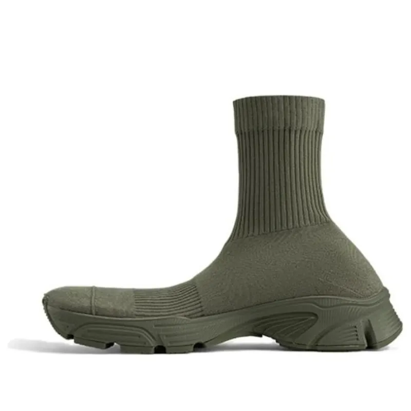 Balenciaga Speed 3.0 Sneakers 'Olive Green' 654532W2DN23111 sold by KicksCrew