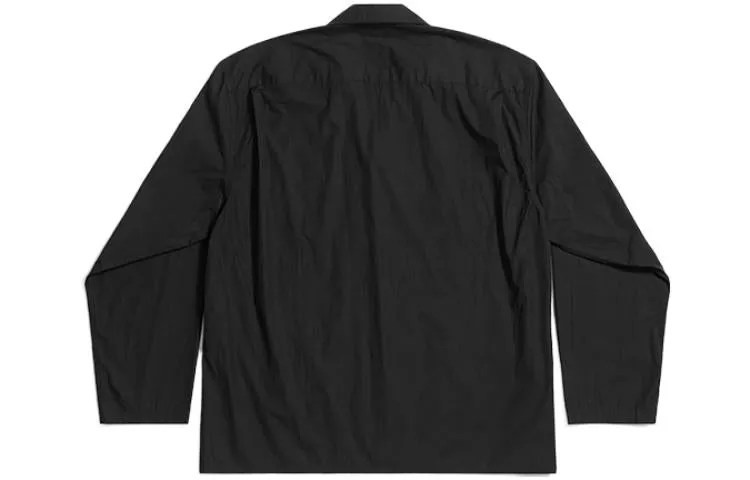 Balenciaga Long Sleeve Shirt Medium Fit 'Black' 658844TEM161000 sold by KicksCrew product image thumbnail 2