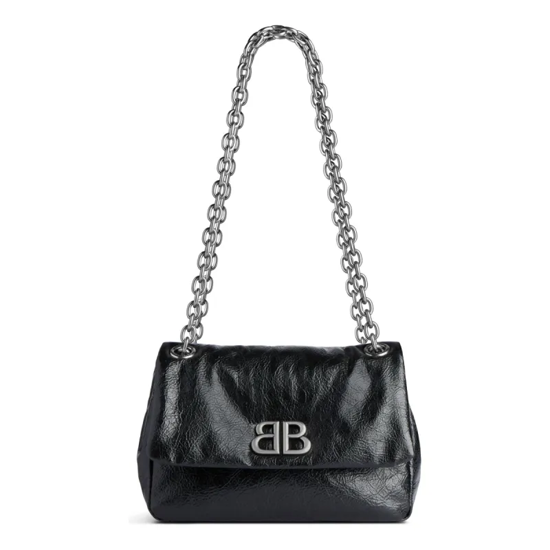 (WMNS) Balenciaga Monaco Mini Bag 'Black' 7929772AASA1000 sold by KicksCrew