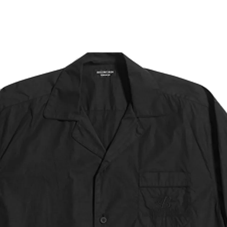 Balenciaga Long Sleeve Shirt Medium Fit 'Black' 658844TEM161000 sold by KicksCrew product image thumbnail 3