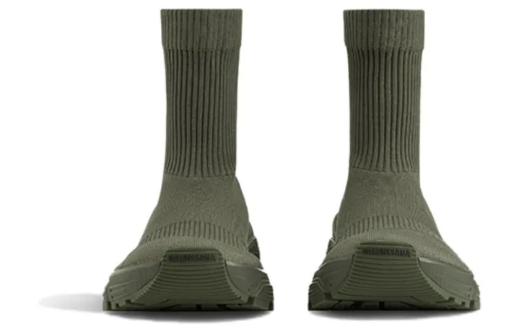 Balenciaga Speed 3.0 Sneakers 'Olive Green' 654532W2DN23111 sold by KicksCrew product image thumbnail 3