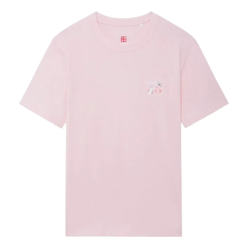 Li-Ning Cherry Blossom Graphic T-shirt 'Pink' AHSS907-2 sold by KicksCrew