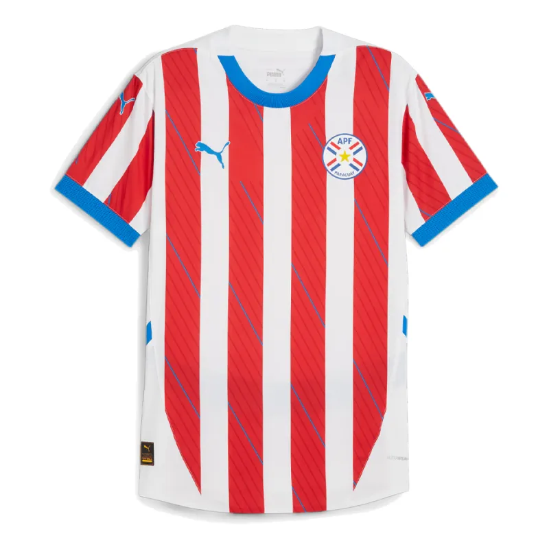 PUMA Paraguay 24 Home Jersey 'Red White' 774544-01 sold by KicksCrew