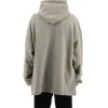 Balenciaga Blurred Logo Distress Hoodie 'Grey' 661711TKVD68174 sold by KicksCrew