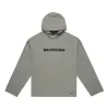 Balenciaga Blurred Logo Distress Hoodie 'Grey' 661711TKVD68174 sold by KicksCrew